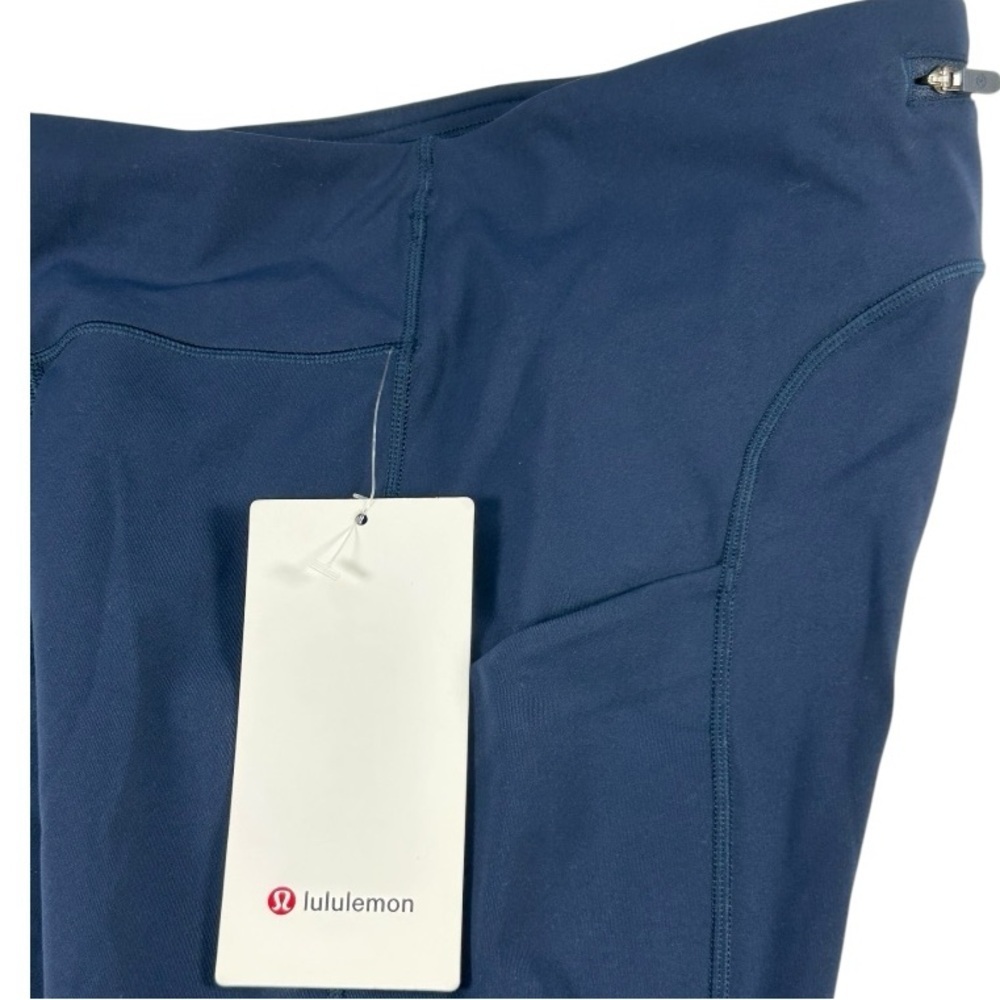 Lululemon NEW Speed Up Crop 21” with Pockets – True Navy, Size 6 (NWT) - Picture 5 of 16